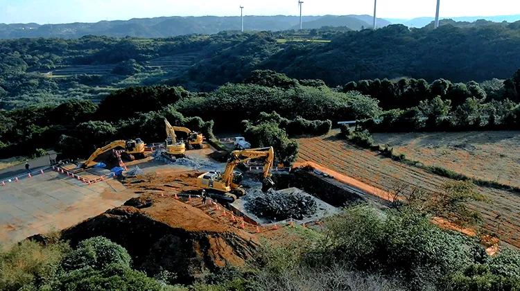 大型風力発電所 撤去工事 | 株式会社ナラタ | 佐賀の大型解体・特殊